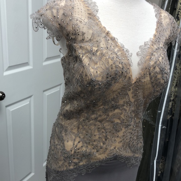 Elegant long evening dress - Picture 4 of 8